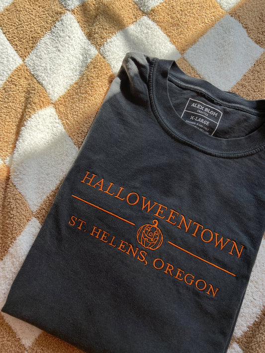 Halloweentown Embroidered Tee