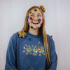 Skating Christmas Trees Long-Sleeve Tee
