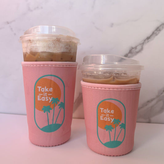 Take It Easy Iced Coffee Coozie