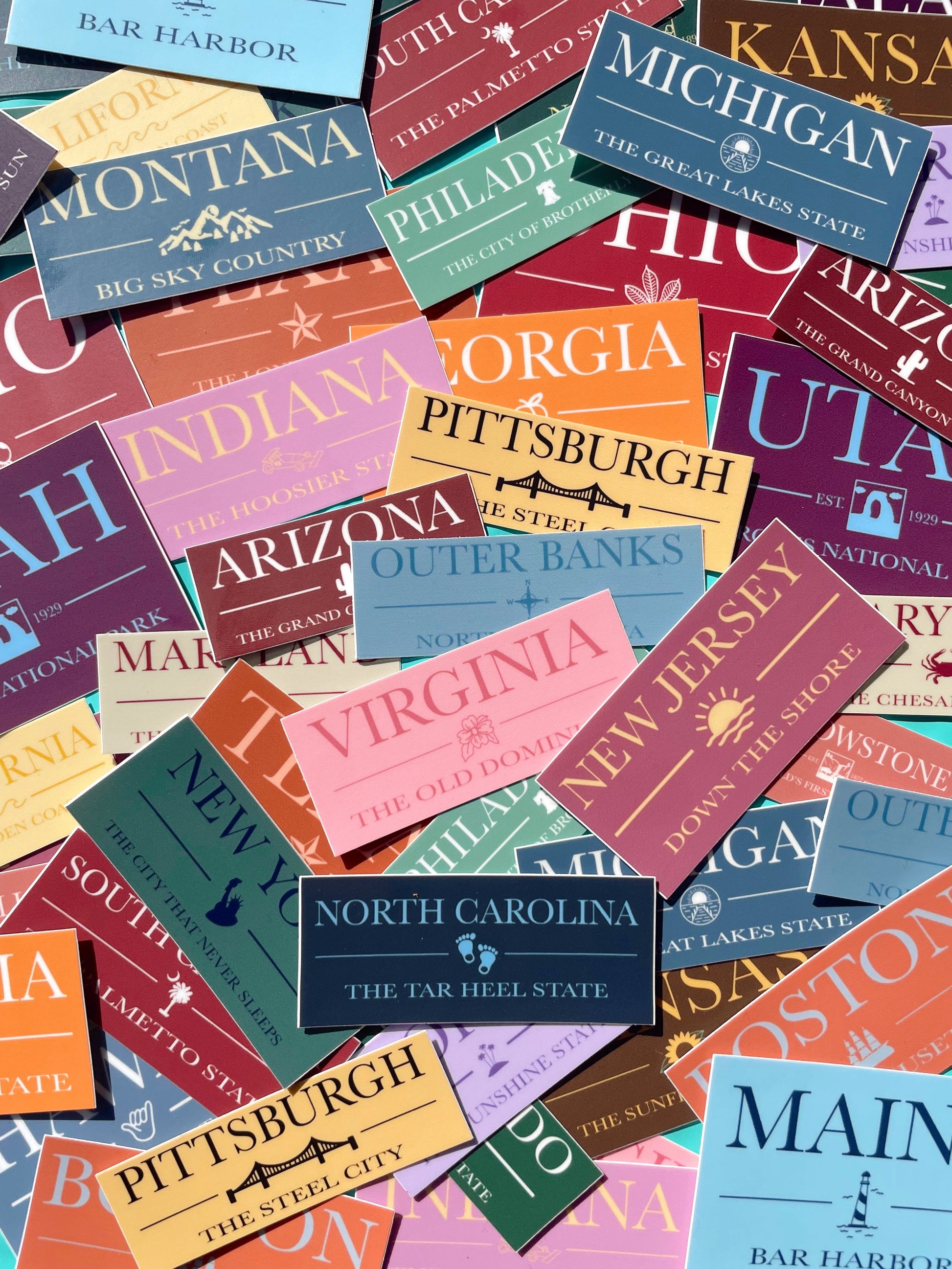 Location Stickers - Alex Blom Creates