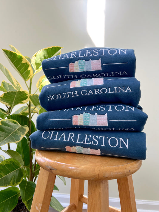 Charleston Embroidered Crewneck