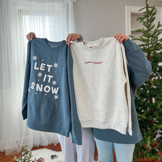 Merry & Bright Crewneck