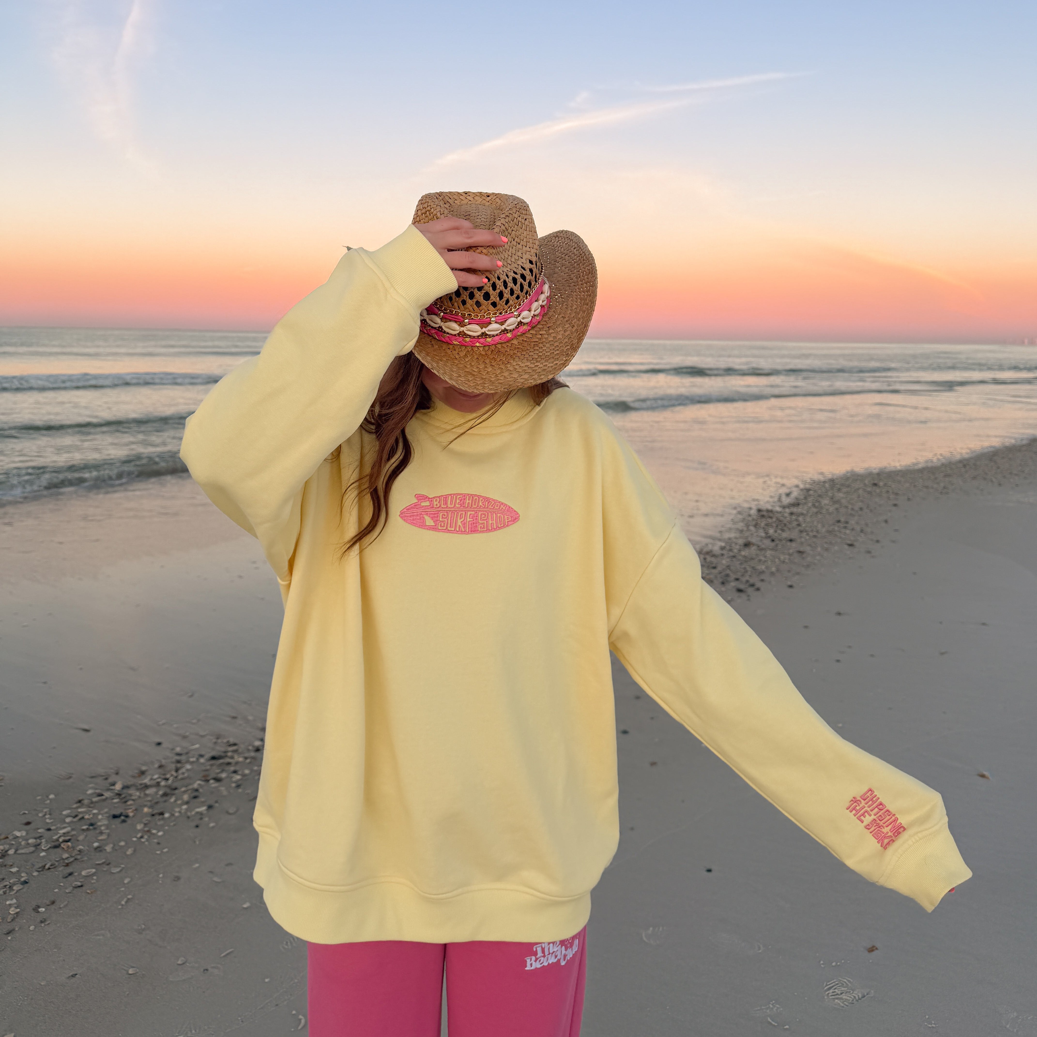 Chasing The Stoke Embroidered Mockneck – Blue Horizon Clothing Co.
