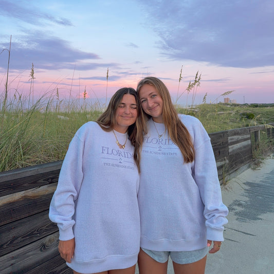 Florida Embroidered Crewneck