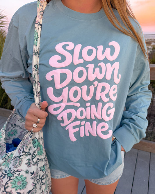 Slow Down Long-Sleeve Tee