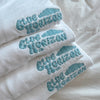 Blue Horizon Embroidered Logo Tee