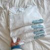 Blue Horizon Embroidered Logo Tee