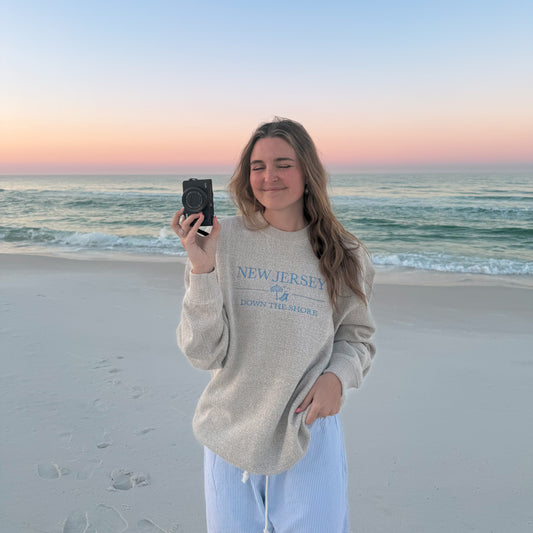 New Jersey Embroidered Crewneck