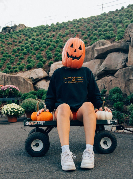 Halloweentown Embroidered Crewneck