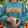 Spooky Squares Puff-Print Crewneck