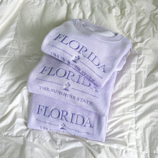 Florida Embroidered Crewneck