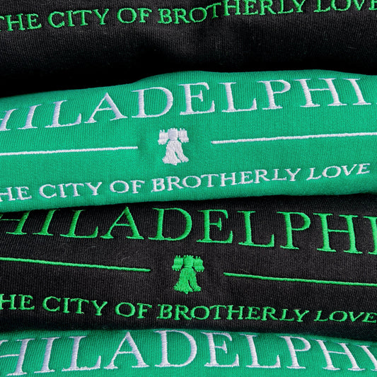 Philadelphia Embroidered Crewneck