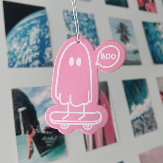 Albert the Skateboarding Ghost Air Freshener