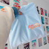 Blue Horizon Embroidered Logo Crewneck