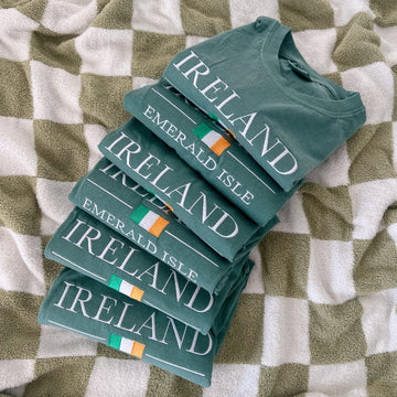 Ireland Embroidered Tee