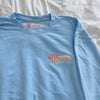 Blue Horizon Embroidered Logo Crewneck