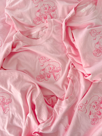 Ernie the Pink Pumpkin Embroidered Tee