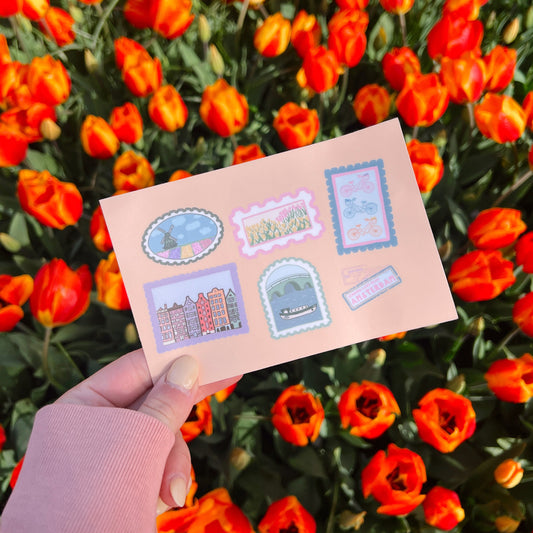 Stamps Sticker Sheet