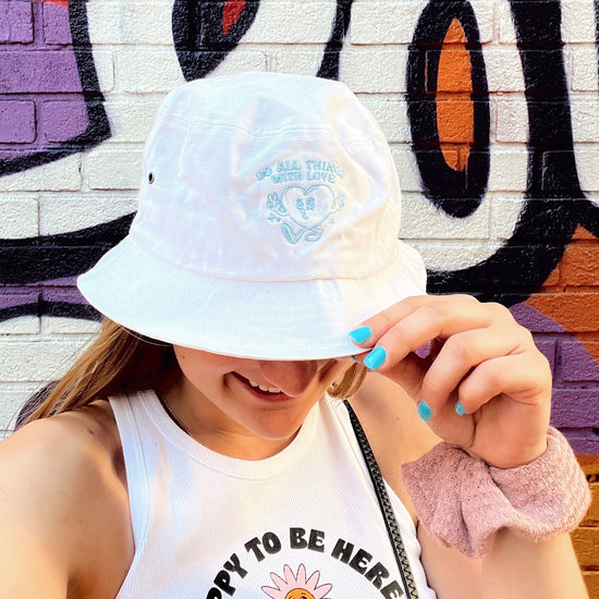 Do All Things With Love Bucket Hat - Alex Blom Creates