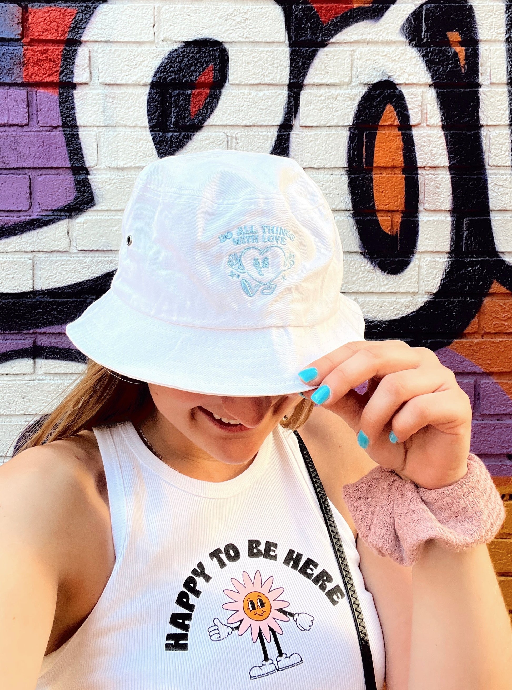 Do All Things With Love Bucket Hat - Alex Blom Creates