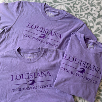 Louisiana Embroidered Tee - Alex Blom Creates
