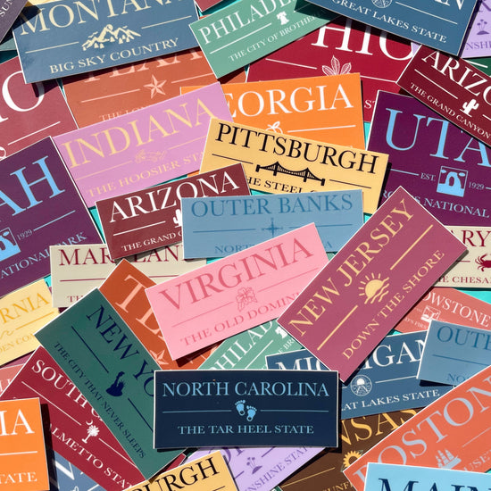 Location Stickers - Alex Blom Creates