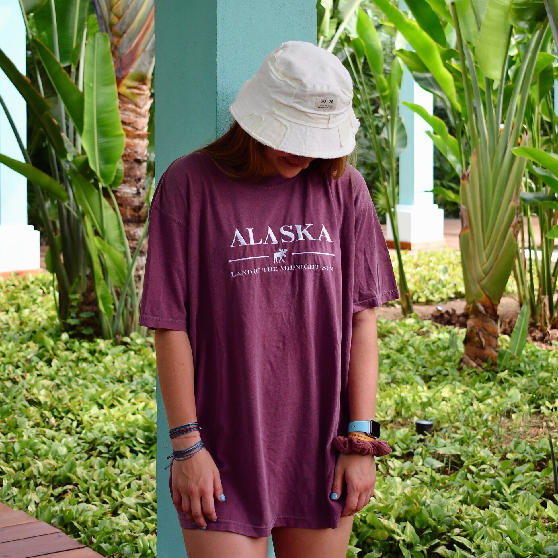 Alaska Embroidered Tee - Alex Blom Creates