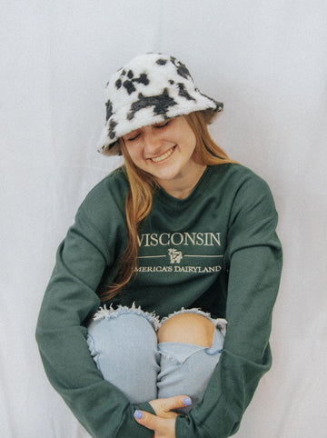 Wisconsin Embroidered Crewneck
